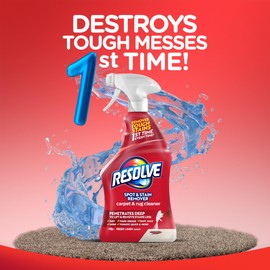 Resolve Carpet and Rug Cleaner Spray, Spot & Stain Remover, Carpet Cleaner Spray, Carpet Cleaner, 22 Ounce | Resolve