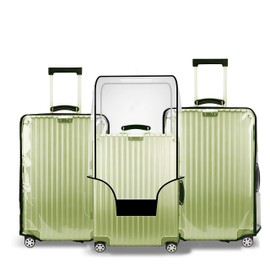 GigabitBest 20/24/28 Inch Thicken Transparent Luggage Cover Suitcase Protector Waterproof PVC Full Clear Cover Travel Suitcase 20 24 28 inch