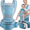 Retoo Babytrage, Ergonomische Babytrage für Neugeborene mit verstellbarem Steg, Flexibles
