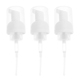 Healifty 3Pcs Foaming Soap Pump Replacement Foaming Soap Dispenser Head Foaming Soap Dispenser Lids for Soap and Lotion Bottles