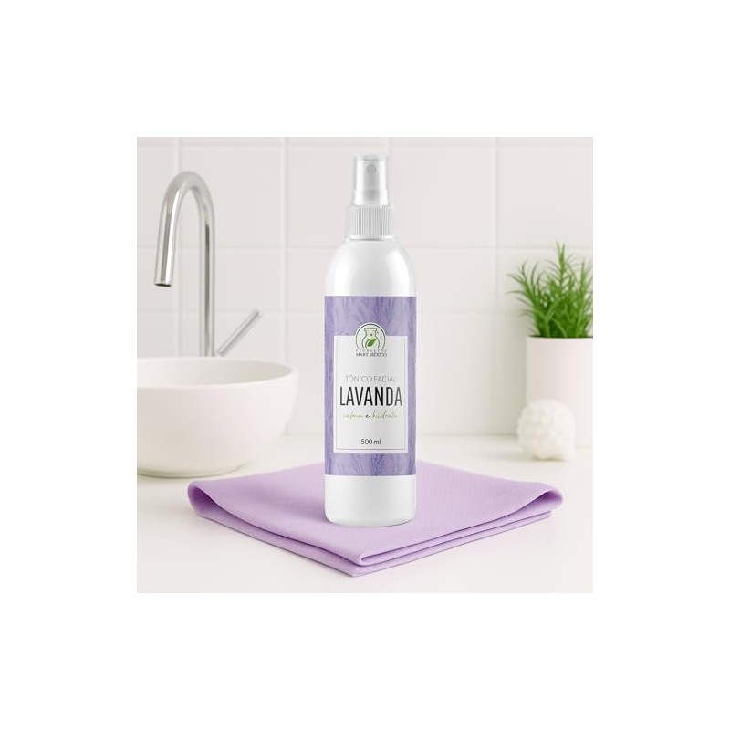 Tónico Facial De Lavanda Hidratante Facial 500 Ml Productos Mart