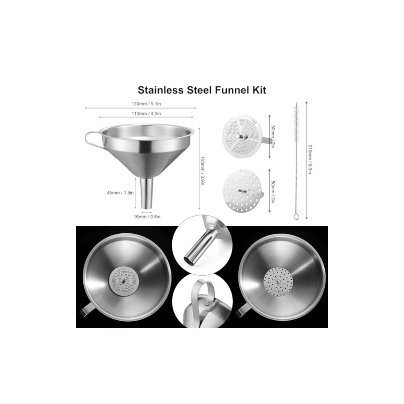 Kit Accesorios Impresora Resina Incluye Almohadilla Silicona Limpieza Embudo Acero