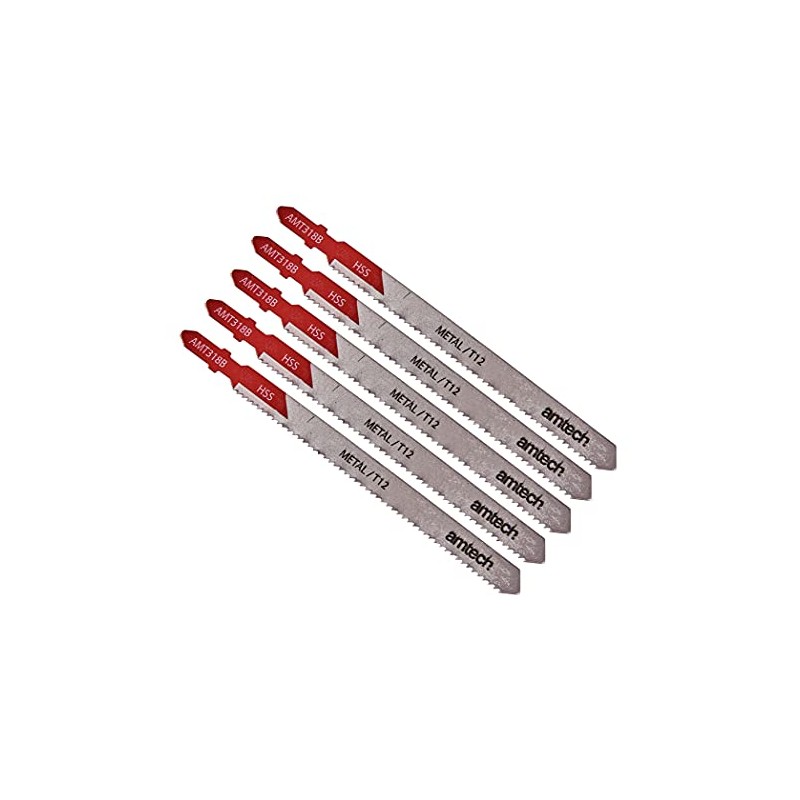 Amtech M1614 5 Piece metal jigsaw blade set (AMT318B)
