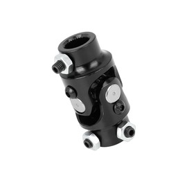 Partuto 3/4"-36 Spline x 3/4" DD Black Car Steering U Joint Coupler for Mustang II Power Rack Replacement