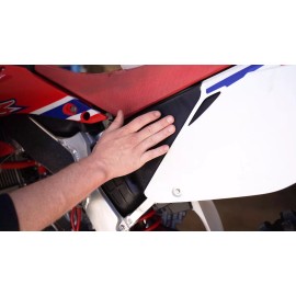 Pryme Black Air Box Guards 2002-2007 Honda CR125 Airbox Grip Tape Decal CR 125 125R