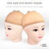 Wig Caps, MORGLES 8 Pcs Nude Stocking Cap for Wigs,