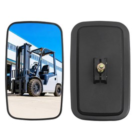 YnGia Tractor Mirrors Forklift Universal Rearview Mirror 9.25x5.3 inch HD Wide Angle for Golf Cart, Truck, Lorry, Excavator (2) (2, 9.2"x5.5")