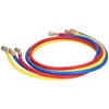 3Pcs AC Charging Hose Detection Liquid Filling Refrigerant Pipe 3Colour