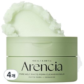 Arencia Pore Melt Phyto PDRN Cleansing Balm, 4 pieces, 90ml / 아렌시아 포어 멜트 피토 PDRN 클렌징밤, 4개, 90ml