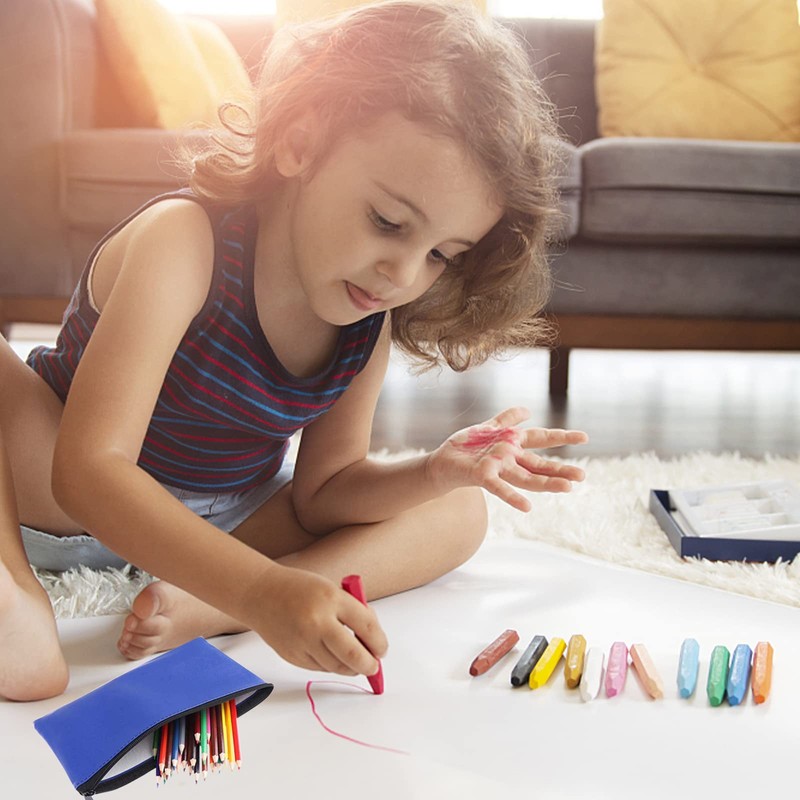 WanderGo Pack of 4 Wallet Bank Bags, Dark blue, black,