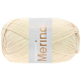 LANA GROSSA Meilenweit 100 Merino Extrafine | High-Quality Sock Yarn, Machine Washable | Hand Knitting Yarn Made of 75% Virgin Wool and 25% Polyamide | 100 g Wool for Knitting & Crocheting | 420 m
