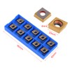 10pcs CNC Carbide Insert Cutters, Indexable Lathe Milling Inserts Turning