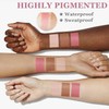 3PCS Colorete En Crema Contour Stick Iluminador En Stick, Bronzer