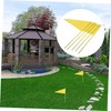 WOONEKY 5Pcs Durable Marking Flags for Garden Irrigation Lawn Projects