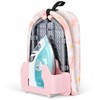 APEXCHASER Small Ironing Board with Iron Holder, Compact Ironing Board