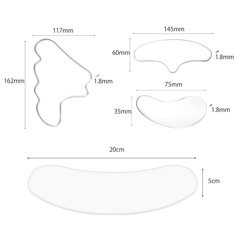 [Magazines] Wrinkle Removal Tape Neck Pack Sheet for Face Neck