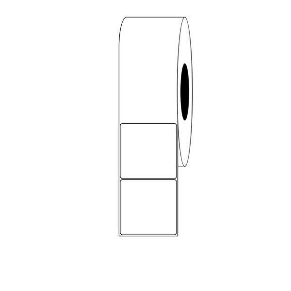 Kenco Premium 3" X 3" Premium Matte Poly Roll-Fed Inkjet