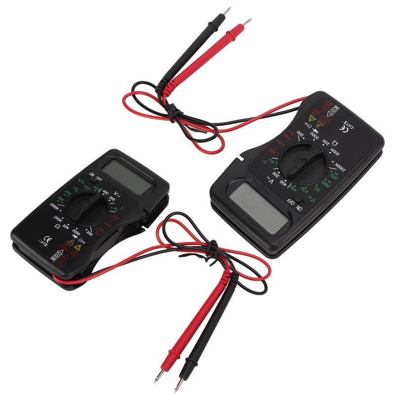 Digital Multimeter Multi Tests Rubber Protective Case Small Portable Auto