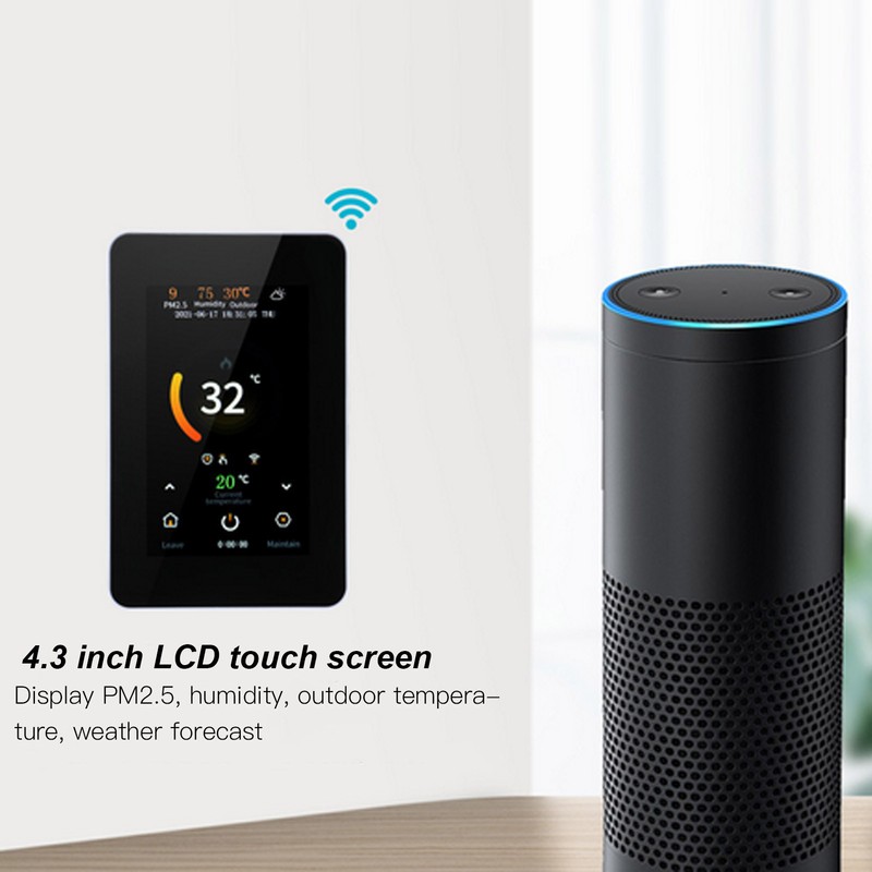 WiFi Thermostat LCD Touch Screen Smart Thermostat for Electric Floor