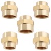 LTWFITTING Brass BSP Pipe Fitting 3/4 x 1/2 Female BSPP