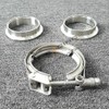 1st-racing Stainless Steel 3" ID 76mm V-Band Quick Release Clamp+Male
