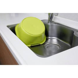 Chopla Industries 042059 Dry Washtub, Diameter 12.0 inches (30.6 cm), Height 5.2 inches (13.3 cm), Green, Made in Japan