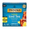 Twinings Lemon Flavored Black Iced Tea Bags - 72 Count