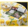 SITAKE 140cm Diameter Round Tablecloth, Polyester Wipeable Circular Table Cover,