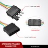 Nilight 4 Way Flat Trailer Y-Splitter Plug and Play Adapter