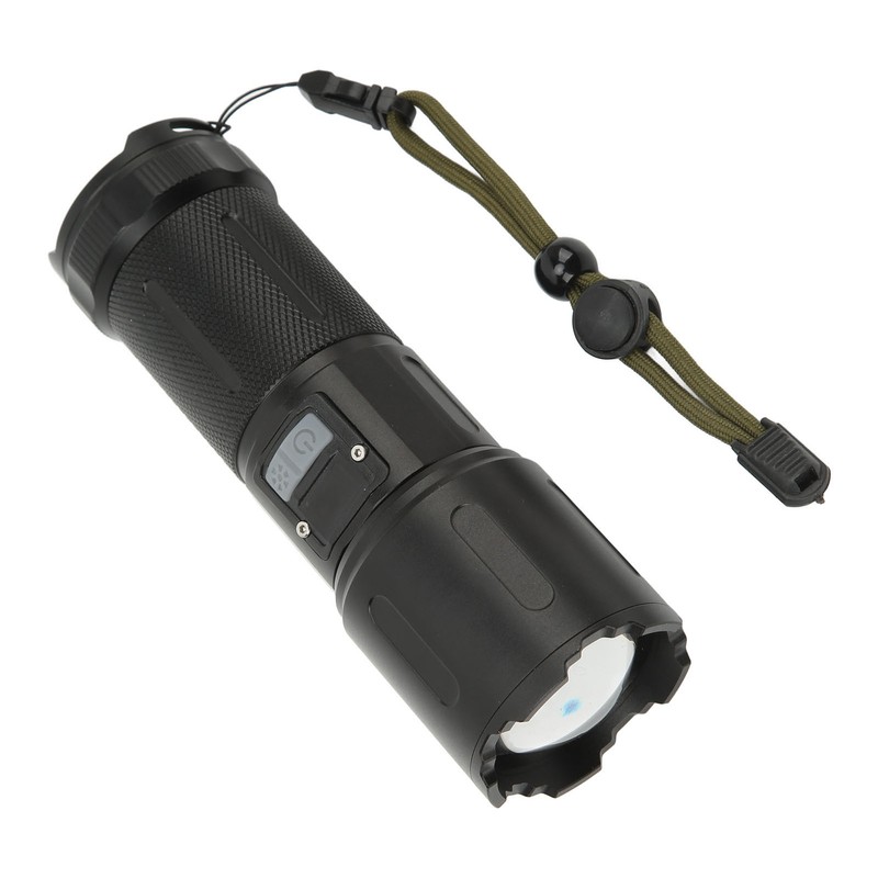Super Bright Flashlight 5 Gears Zoomable Waterproof Rechargeable 40W High