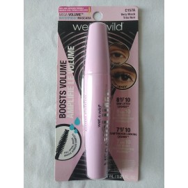WetnWild C157A Very Black Mega Volume Waterproof Mascara Eye Makeup 6ml
