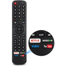 Replacement Remote Control for All Hisense 4K LED HD UHD Smart TVs (EN2A27), Fit for Hisense Android Smart TV EN2A27 EN2A127H EN2A27HT EN2AN27H EN2AS27H EN2B27 EN2C27