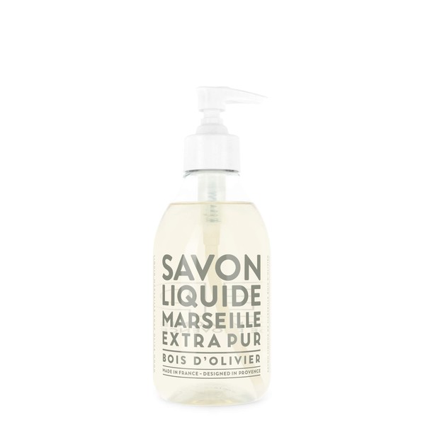 Compagnie de Provence Savon de Marseille Extra Pure Liquid Soap - Olive Wood - 10 Fl Oz Plastic Pump Bottle