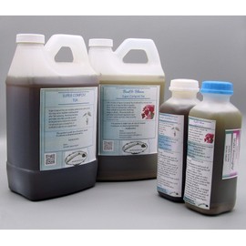 Grow and Flower Combo Pack (Two Products, one 16 oz Bottle of Each)) Natural and Organic for Plant Food, Nutrient, Fertilizer and Growth Efficiency