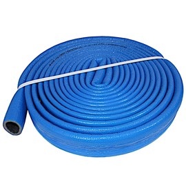 PE Pipe Insulation Hose 10 m Roll x Diameter 35 mm / 6 mm Insulation Thickness Blue Protective Hose Heating Pipe Insulation with Protective Skin Pipe Insulation Hose Pipe Insulation Hot Water Pipe