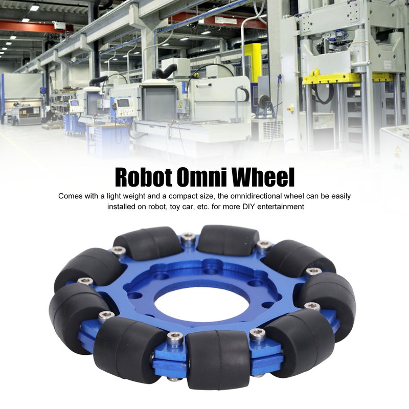 Omni Wheel 4in Omnidirectional Aluminium Alloy Hub Component Part for