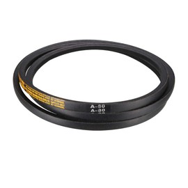 sourcing map A80 Drive V-Belts 80" Inner Length 13mm Width 8mm Thick JIS Standard A-Section Rubber Drive Transmission Belt