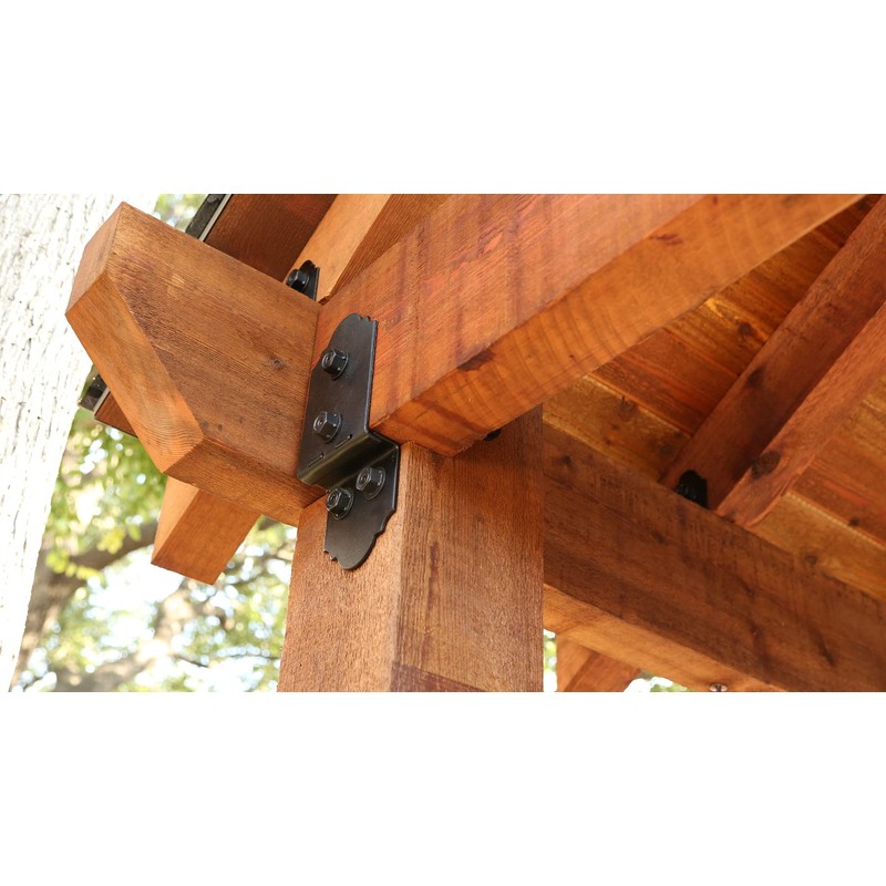 OZCO 56636 Laredo Sunset 8-inch Post to Beam Bolt Offset