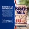 Milk Beersy Silicone Can Cover Sleeve - Size: Traditional Foam