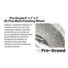Pro-Graad Multi-Finishing Wheel – 6” x 1” x 1” 3S