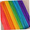 Operitacx Wooden Craft Sticks DIY Popsicle Sticks 100pcs for Craft