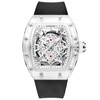 Gosasa Fashion Watches for Men Hollowed Men Watch Tonneau Transparent