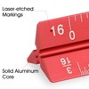 Prasacco 2 Pcs 6 Inch Architectural Scale Ruler, Small Engineer