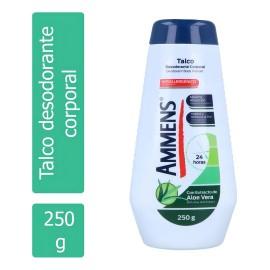 Talco Corporal Ammens Desodorante Aloe Vera 250g
