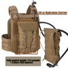 PETAC GEAR 1.5L / 3L Tactical Hydration Pack，Molle Carrier Pouch