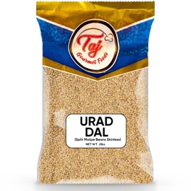 TAJ Urad Dal | 2-Pounds | Indian Origin | Split Matpe Beans