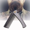 Peine De Bolsillo Plegable Para Moldear El Bigote, Peine De