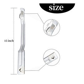 Werhoo Wrench Extender Tool Bar with Magnet - Wrench Extension with 1/2 Inch Hole, for Mechanics, Garage Tradesman, Handyman to amplify torque