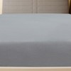 vidaXL - 2x Jersey Fitted Sheets Grey 100x200 cm -