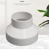 LOVIVER Air Duct Adapter 100mm to 75mm Accessory Pipe Fitting